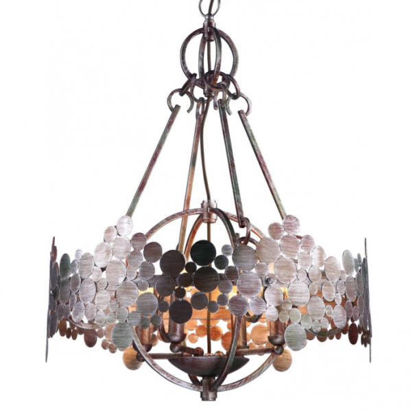 Люстра Round Iron Shod Chandelier Темная медь Люстра Round Iron Shod Chandelier Темная медь в Орле | Loft Concept