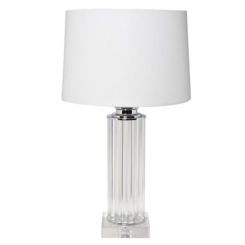 Настольная лампа Arlette Table Lamp Хром Светло-серый Настольная лампа Arlette Table Lamp Хром Светло-серый в Орле | Loft Concept