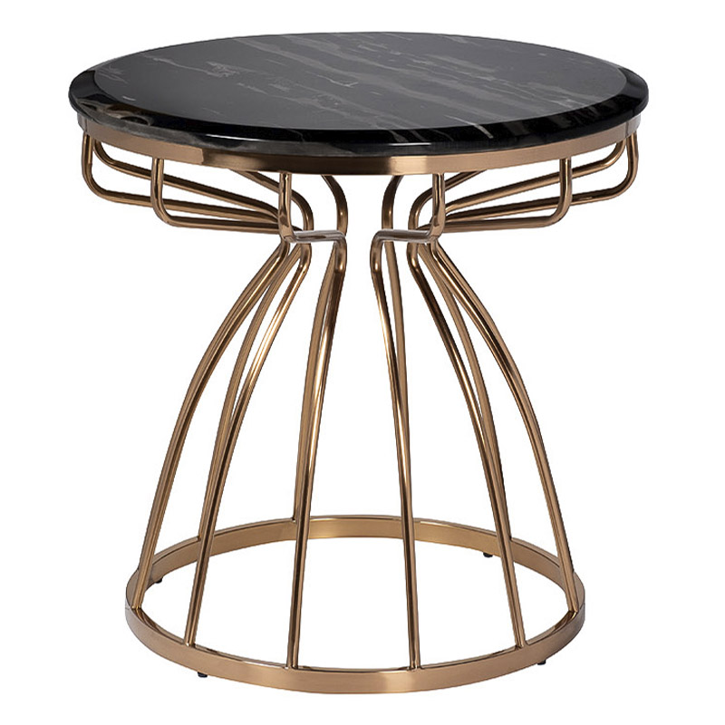 Приставной стол Buster Side Table Золотой Приставной стол Buster Side Table Золотой в Орле | Loft Concept