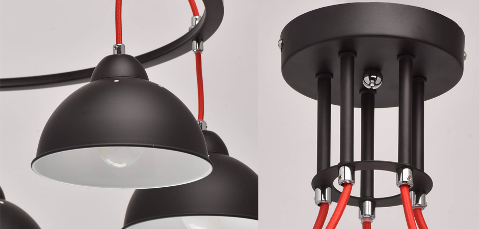 Люстра Black Cup 5 Люстра Black Cup 5 - Loft-Concept в Орле