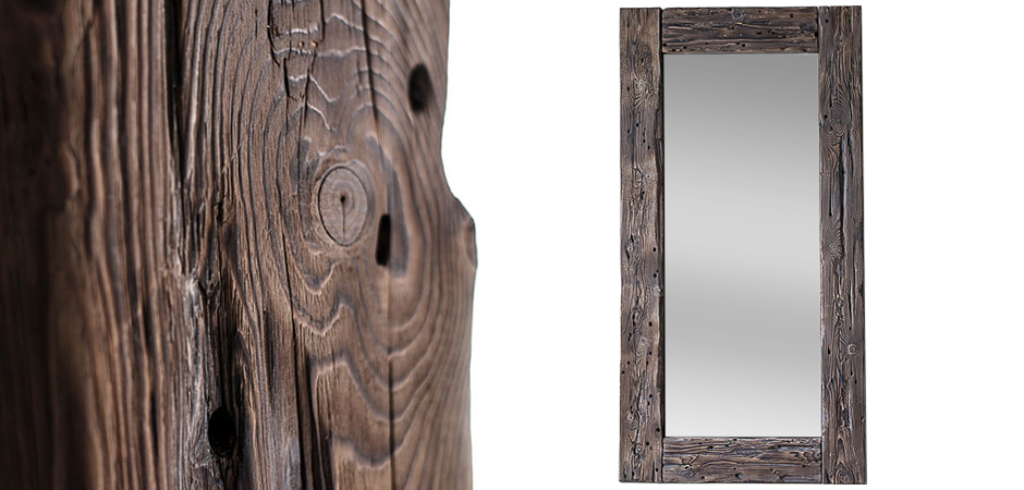 Зеркало Aged Wood Mirror Зеркало Aged Wood Mirror - Loft-Concept в Орле
