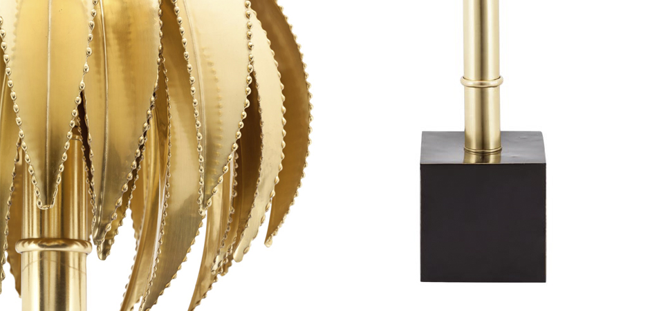 Настольная лампа TABLE LAMP PALMERY GOLD Настольная лампа TABLE LAMP PALMERY GOLD - Loft-Concept в Орле