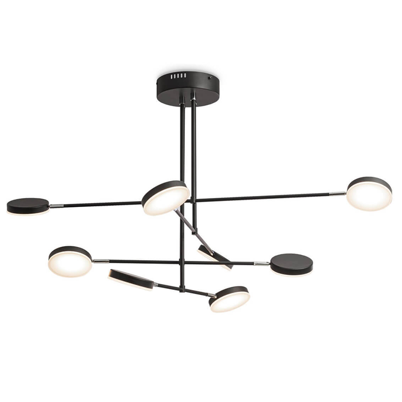 Люстра Maxine Light Chandelier 107 Черный Белый в Орле | Loft Concept 