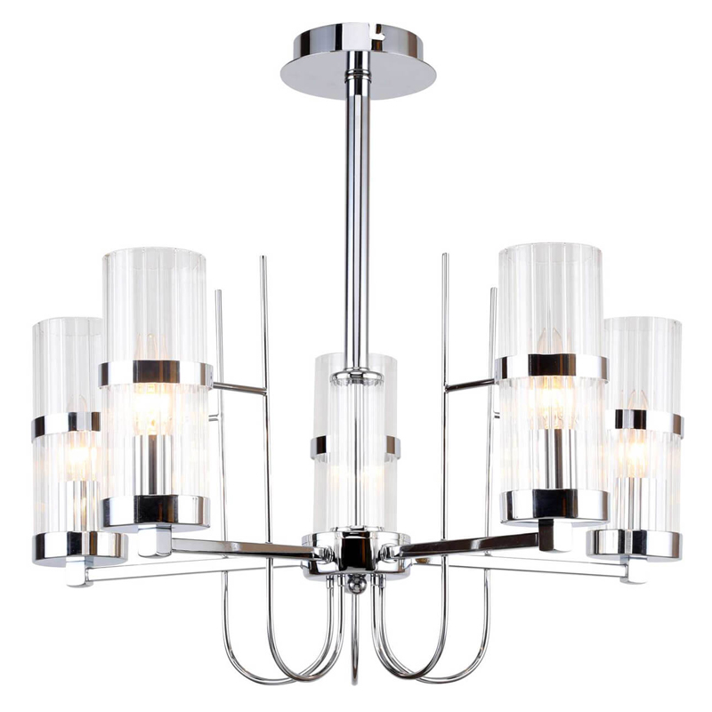 Люстра Circle Dance Glass Chrome Хром в Орле | Loft Concept 