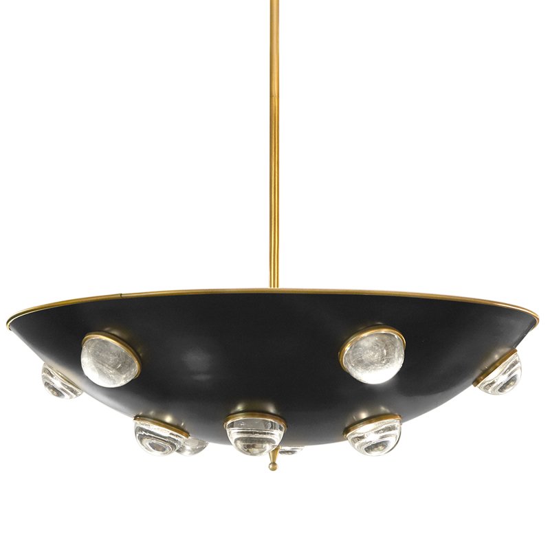 Люстра GLOBO DEMILUNE PENDANT Золотой Черный Люстра GLOBO DEMILUNE PENDANT Золотой Черный в Орле | Loft Concept