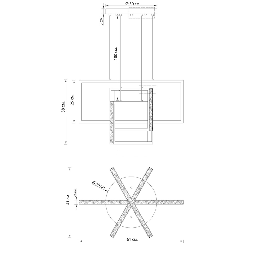 Люстра светодиодная прямоугольная LED Chandelier Rectangular Люстра светодиодная прямоугольная LED Chandelier Rectangular в Орле