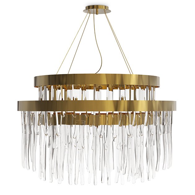Люстра Luxxu Babel suspension Глянцевое золото Прозрачное Стекло Люстра Luxxu Babel suspension Глянцевое золото Прозрачное Стекло в Орле | Loft Concept