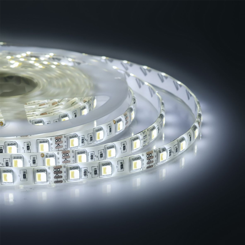 Светодиодная влагозащищенная лента 14,4W/m 60LED/m 5050SMD холодный белый/теплый белый 5M Белый Светодиодная влагозащищенная лента 14,4W/m 60LED/m 5050SMD холодный белый/теплый белый 5M Белый в Орле | Loft Concept