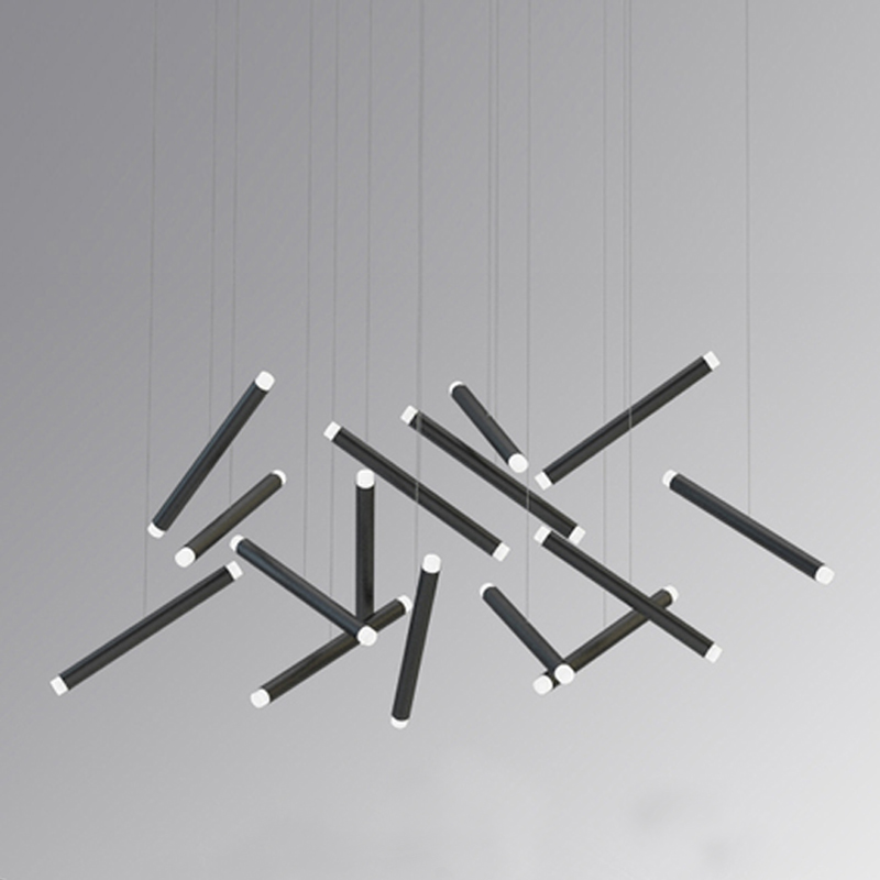 Люстра Dutti D0068 LED Chandelier Modern 14 black Черный Люстра Dutti D0068 LED Chandelier Modern 14 black Черный в Орле | Loft Concept