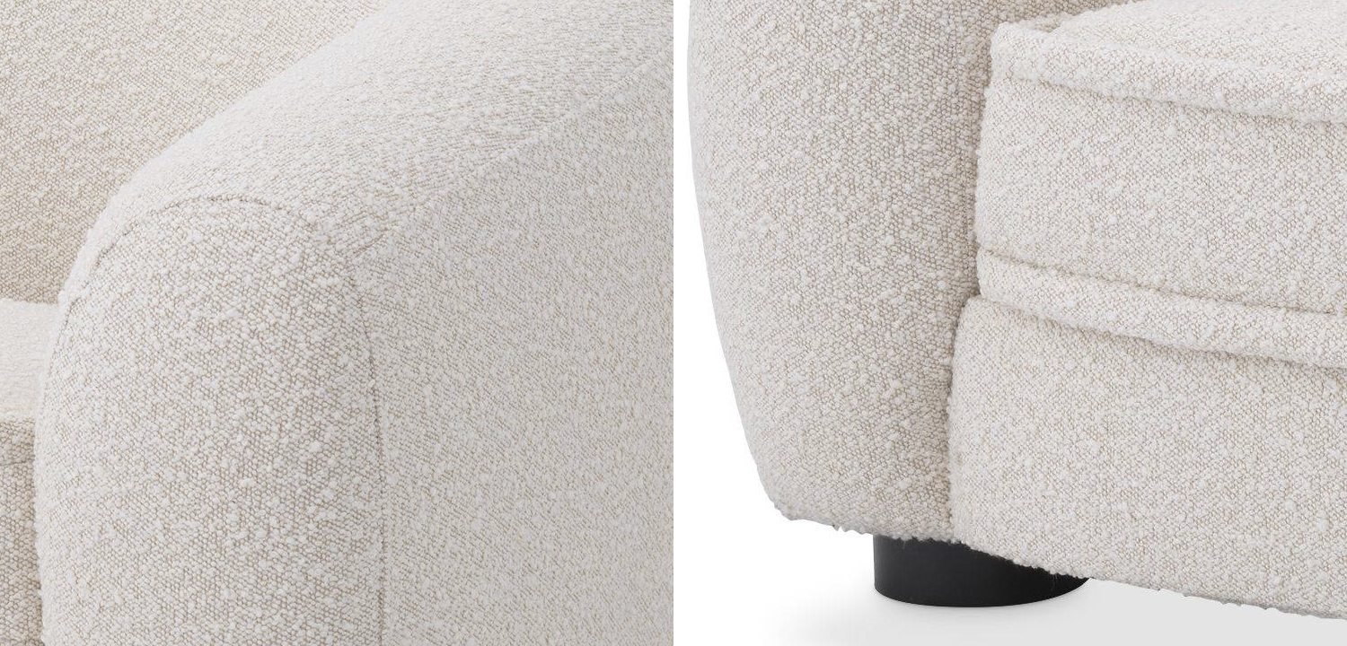 Кресло Eichholtz Chair Freud Boucle cream - фото