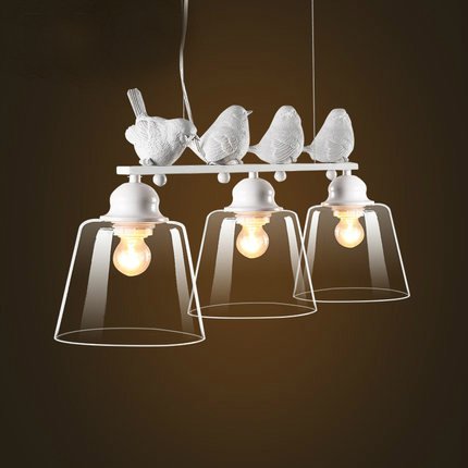Люстра Provence Bird Pendant Line 3 Белый в Орле | Loft Concept 