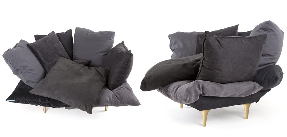 Кресло Seletti Armchair Comfy charcoal grey Кресло Seletti Armchair Comfy charcoal grey - Loft-Concept в Орле