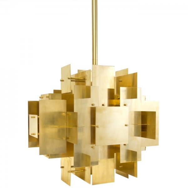 Люстра Jonathan Adler PUZZLE CHANDELIER Латунь Люстра Jonathan Adler PUZZLE CHANDELIER Латунь в Орле | Loft Concept