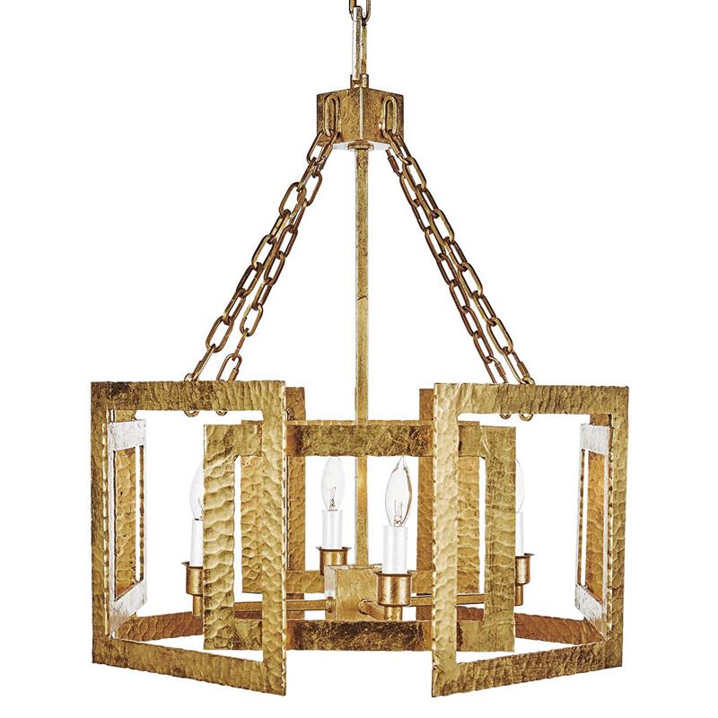 Люстра Textured Cage Pendant Lamp Gold Chandelier Золотой Люстра Textured Cage Pendant Lamp Gold Chandelier Золотой в Орле | Loft Concept