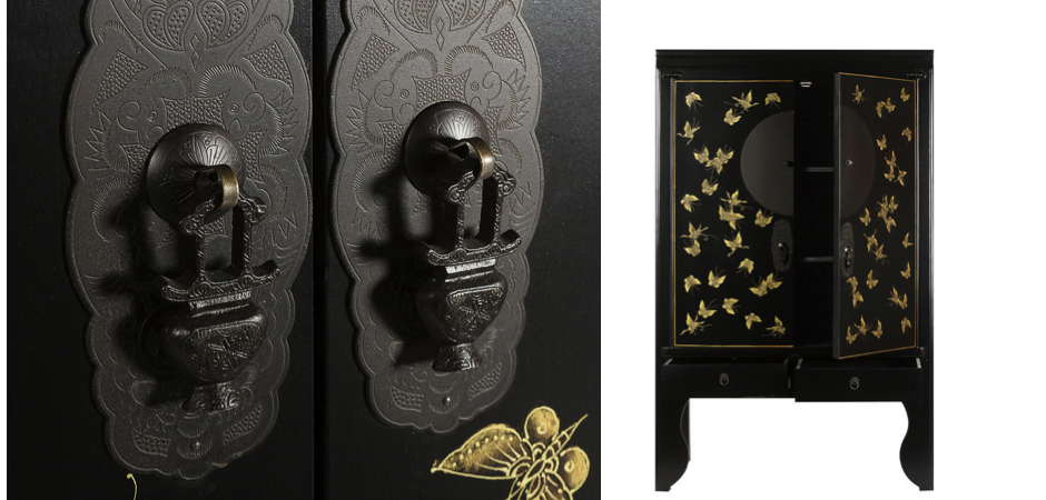 Шкаф Chinese Butterfly Black Шкаф Chinese Butterfly Black - Loft-Concept в Орле