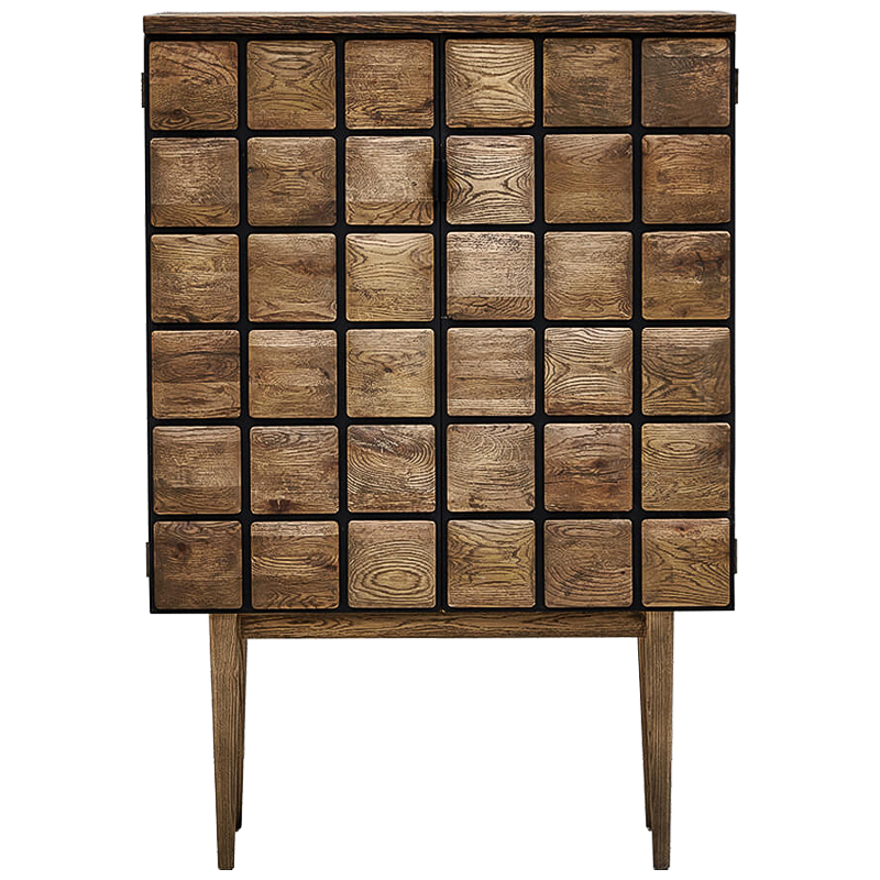 Комод из дуба с 2-мя дверцами Nakain chest of drawers Коричневый в Орле | Loft Concept 