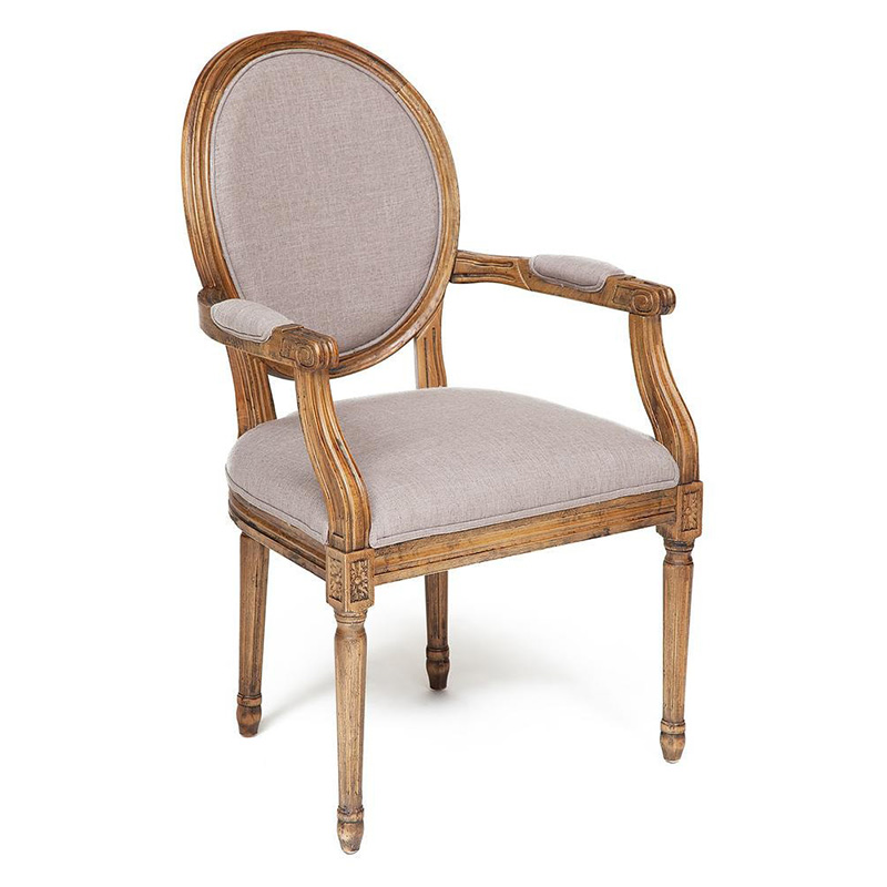 Стул French armchair Provence gray Серый Древесина Стул French armchair Provence gray Серый Древесина в Орле | Loft Concept