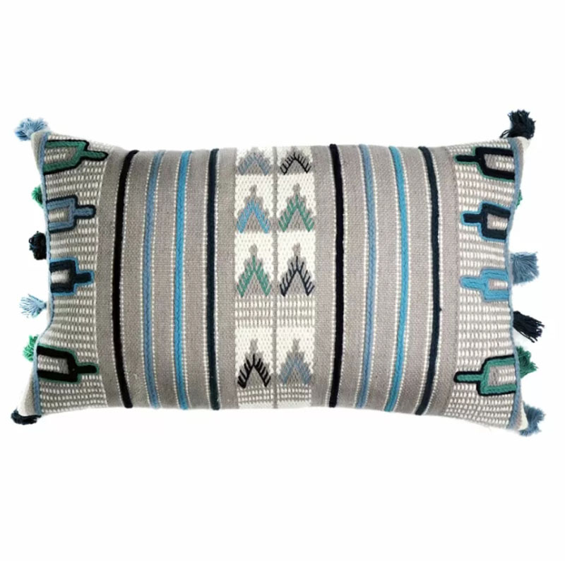 Чехол на подушку Blue Ikat Мульти Чехол на подушку Blue Ikat Мульти в Орле | Loft Concept