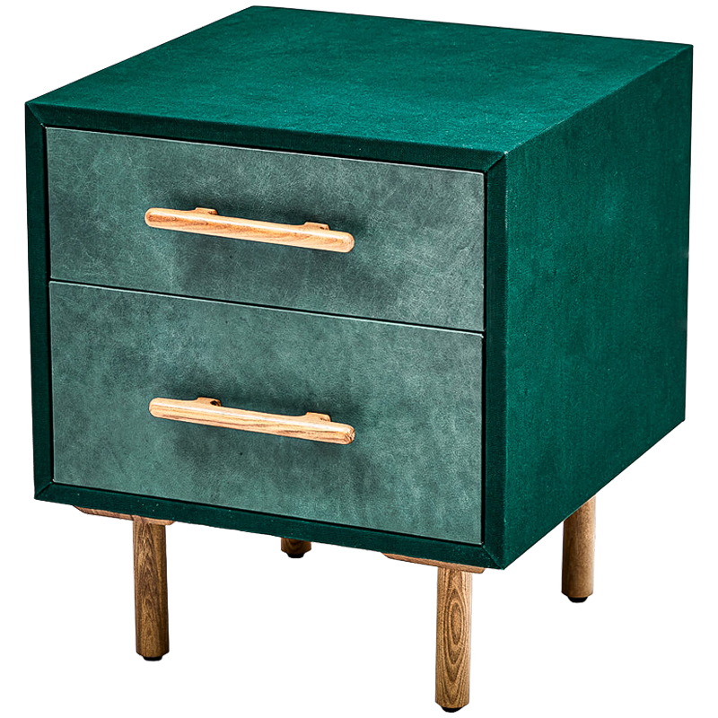 Тумба Smoky Green Nightstand Изумрудный Древесина Тумба Smoky Green Nightstand Изумрудный Древесина в Орле | Loft Concept