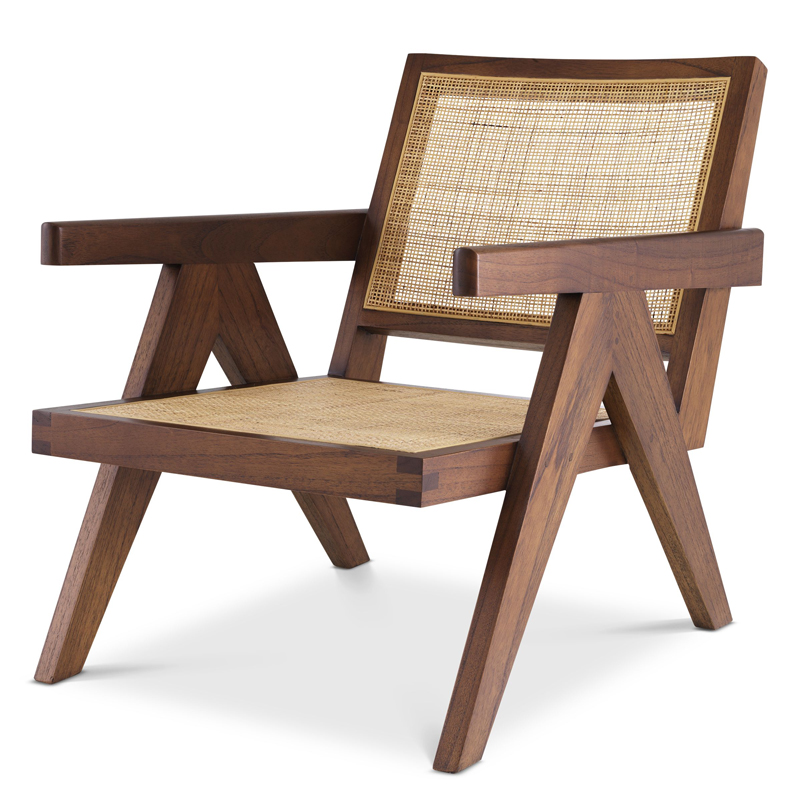 Кресло Eichholtz Chair Aristide brown Коричневый Бежевый Кресло Eichholtz Chair Aristide brown Коричневый Бежевый в Орле | Loft Concept