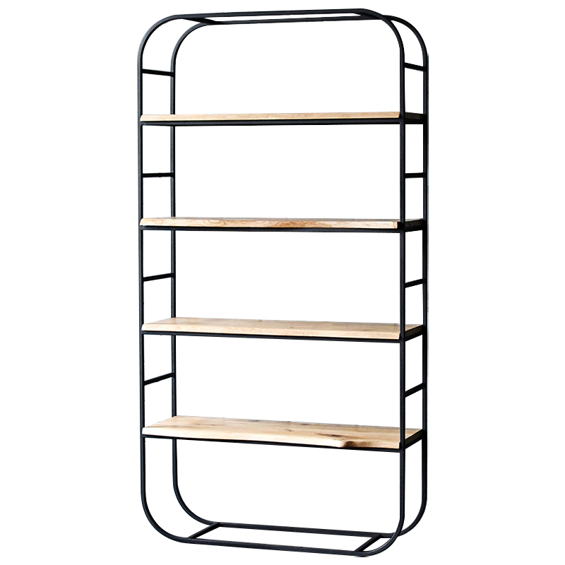 Стеллаж Dawood Industrial Metal Rust Rack Древесина Черный Стеллаж Dawood Industrial Metal Rust Rack Древесина Черный в Орле | Loft Concept