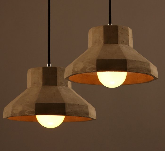 Подвесной светильник Art Concrete Aubergine  в Орле | Loft Concept 