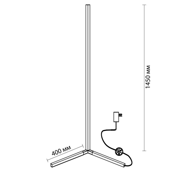 Торшер Trumpet Tube Black Angled Торшер Trumpet Tube Black Angled в Орле