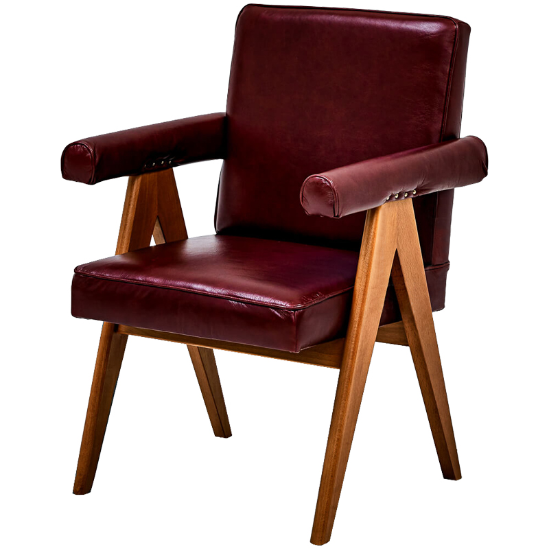 Стул Cherry Modern Chair Бургундский красный Древесина Стул Cherry Modern Chair Бургундский красный Древесина в Орле | Loft Concept
