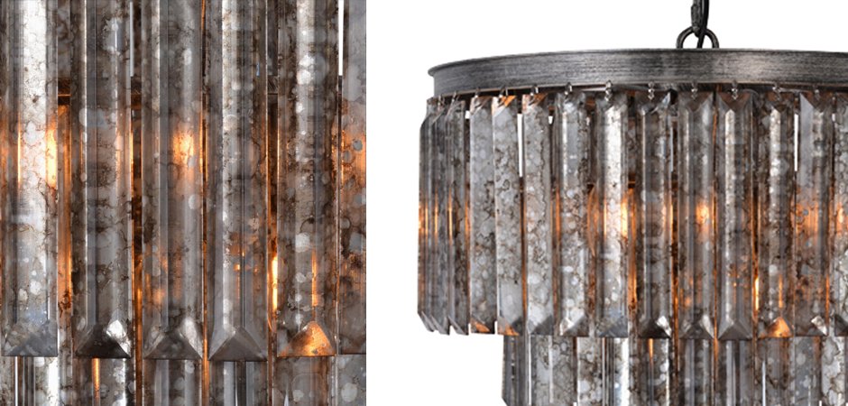 Подвесной светильник ODEON Aged Glass Chandelier Подвесной светильник ODEON Aged Glass Chandelier - Loft-Concept в Орле
