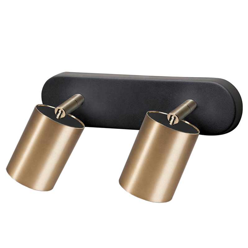 Бра Celis Spot Wall Lamp Duo brass Латунь Черный Бра Celis Spot Wall Lamp Duo brass Латунь Черный в Орле | Loft Concept