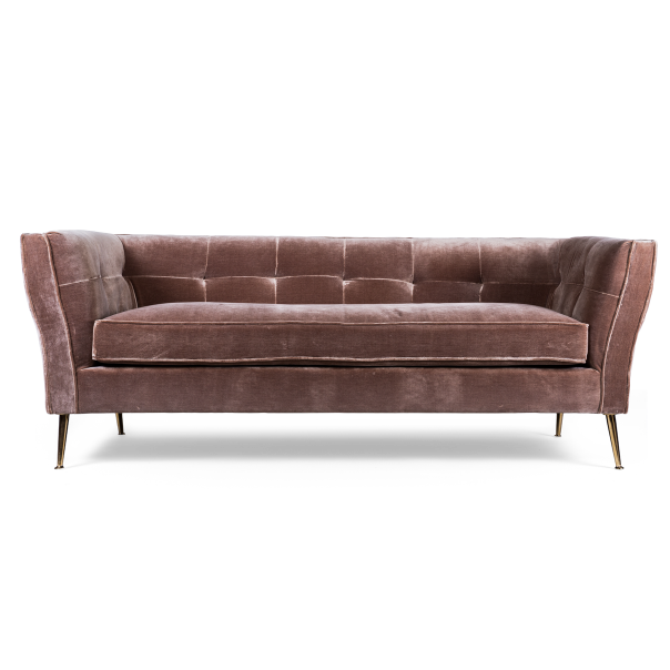 Диван трехместный Flatter brown Коричневый Диван трехместный Flatter brown Коричневый в Орле | Loft Concept