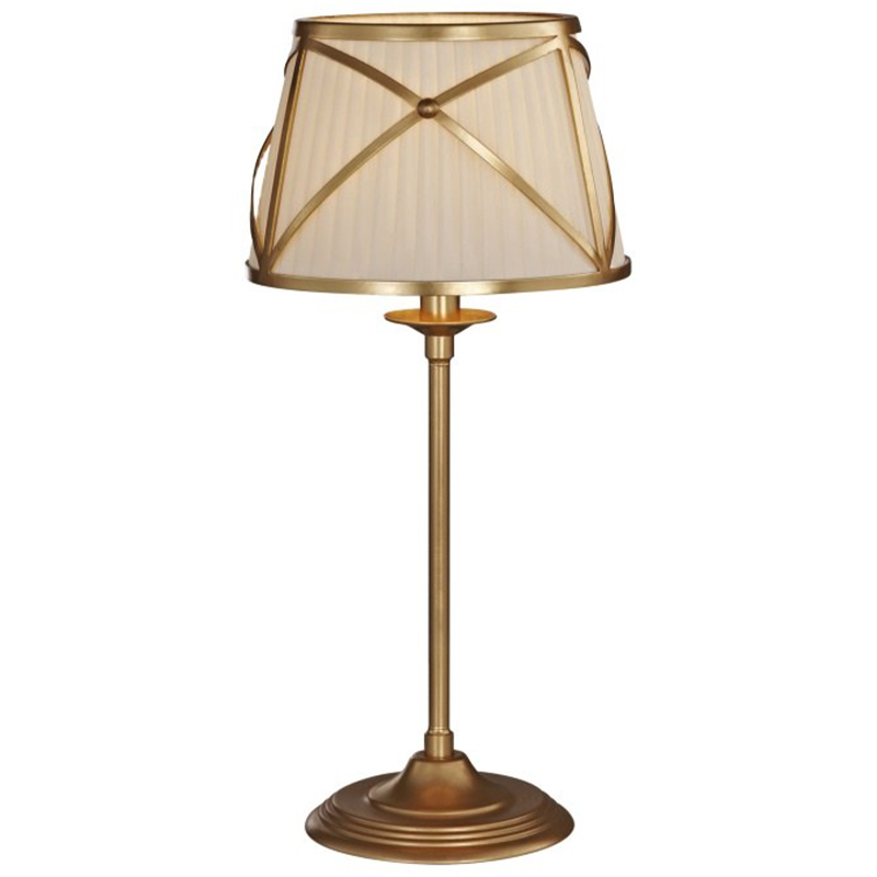 Настольная лампа с абажуром Provence Lampshade Light Gold Table Lamp Золотой Бежевый Настольная лампа с абажуром Provence Lampshade Light Gold Table Lamp Золотой Бежевый в Орле | Loft Concept