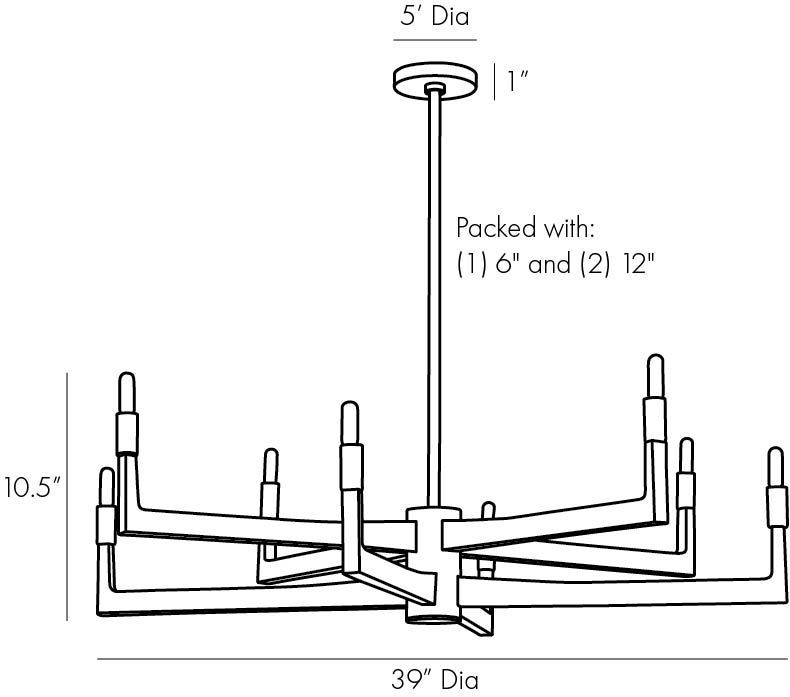 Люстра Arteriors GRIFF CHANDELIER Люстра Arteriors GRIFF CHANDELIER в Орле