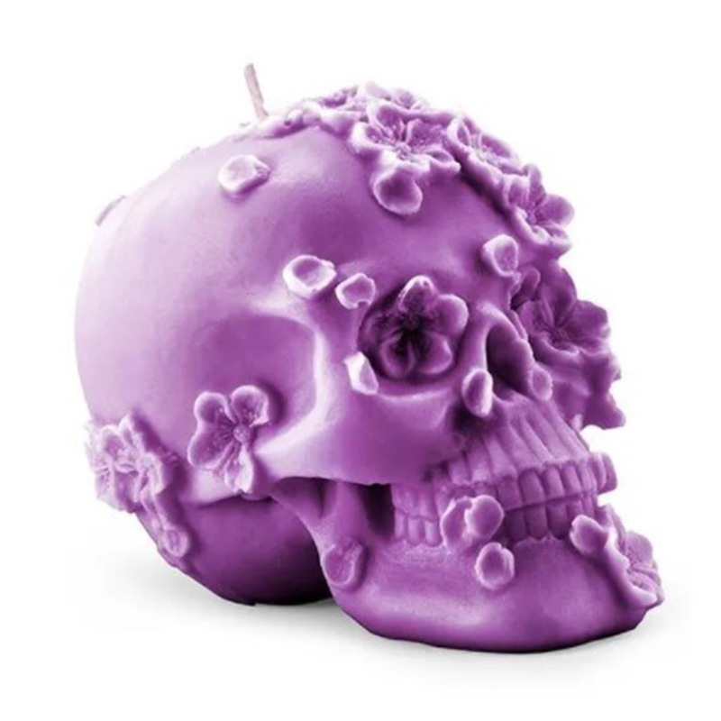 Свеча Purple Flowers Skull Пурпурный Свеча Purple Flowers Skull Пурпурный в Орле | Loft Concept