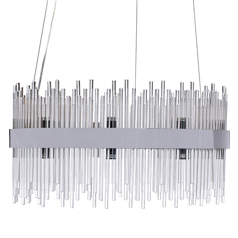 Люстра Nembus Chandelier 60 chrome Хром Прозрачный Люстра Nembus Chandelier 60 chrome Хром Прозрачный в Орле | Loft Concept