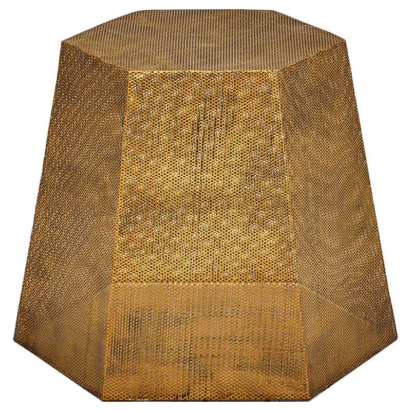Приставной стол Gold Mesh side table Золотой в Орле | Loft Concept 