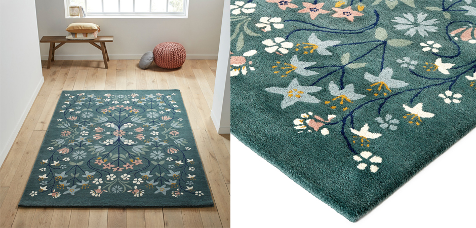 Ковер Floral Pattern 100% шерсть Ковер Floral Pattern 100% шерсть - Loft-Concept в Орле