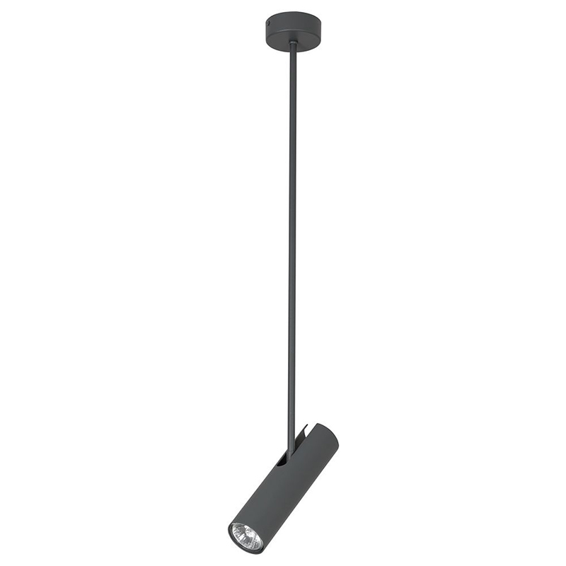 Подвесной светильник Tibo Trumpet Tube Graphite Lamp 77 Графит в Орле | Loft Concept 