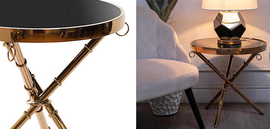 Стол Metal Bamboo Table pink gold Стол Metal Bamboo Table pink gold - Loft-Concept в Орле