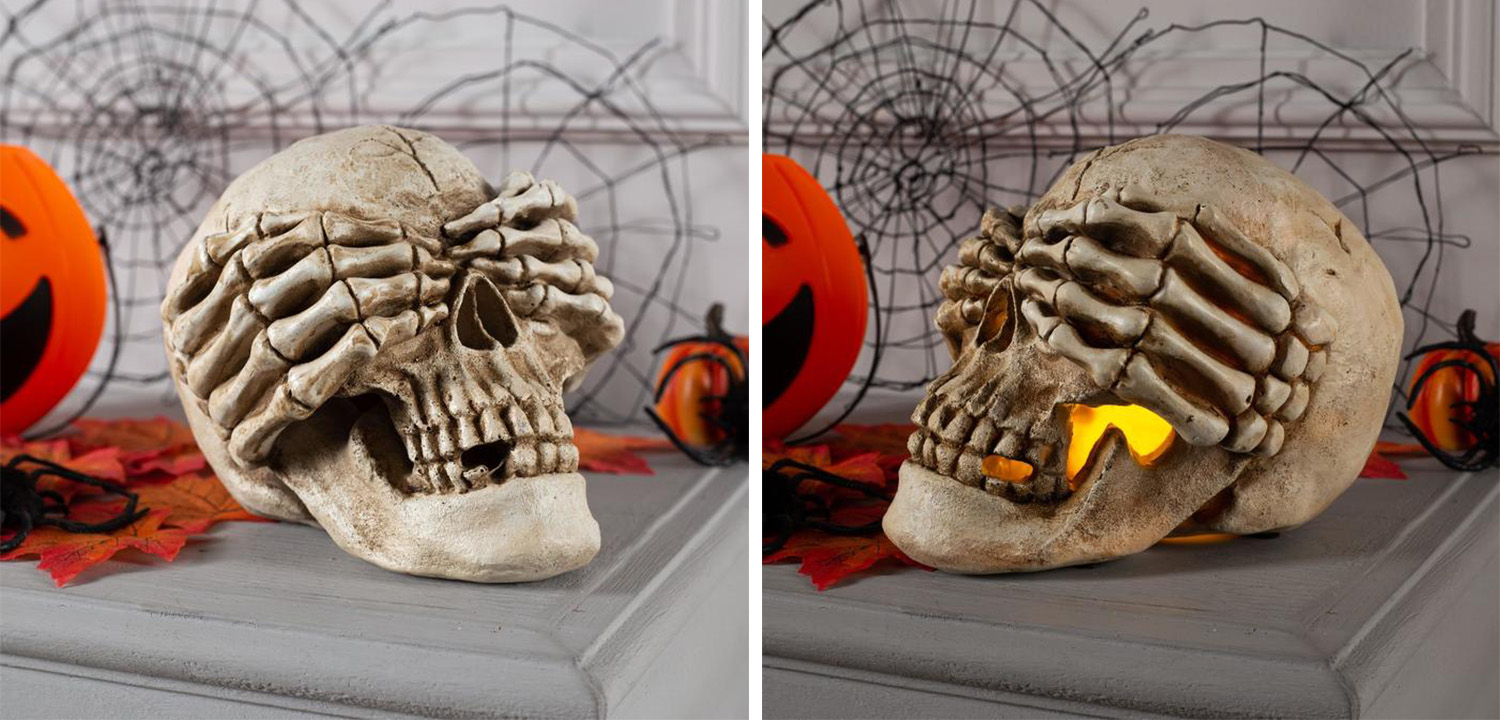 Статуэтка LED Skull - фото