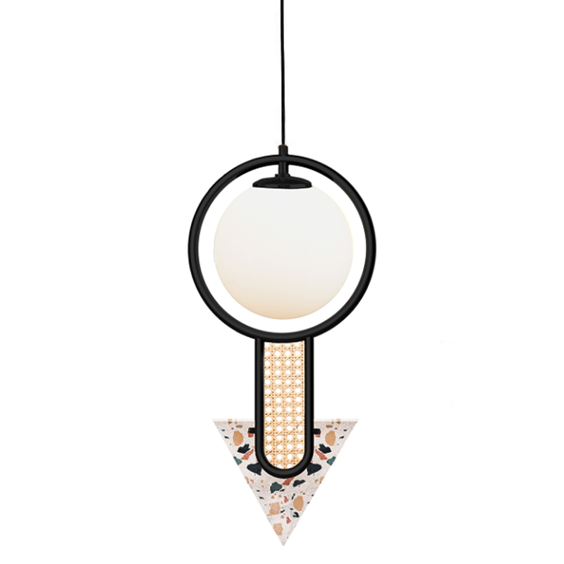 Подвесной Светильник UTU Soulful Lighting FRAME II TRIANGULAR Черный Медь Бежевый Коричневый Подвесной Светильник UTU Soulful Lighting FRAME II TRIANGULAR Черный Медь Бежевый Коричневый в Орле | Loft Concept