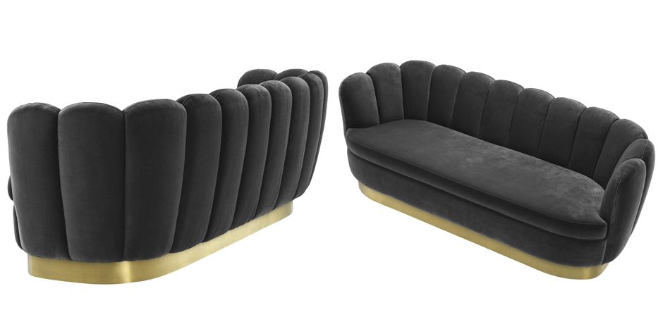 Диван Eichholtz Sofa Mirage dark grey Диван Eichholtz Sofa Mirage dark grey - Loft-Concept в Орле