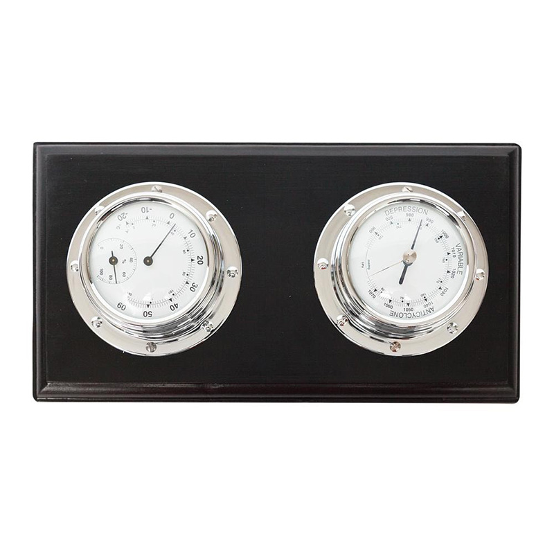 Настенный термометр/барометр Victorian Era Thermometer/Barometer Черный Никель Настенный термометр/барометр Victorian Era Thermometer/Barometer Черный Никель в Орле | Loft Concept