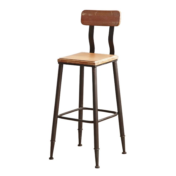 Барный стул Loft Wooden Белый дуб Коричневый Барный стул Loft Wooden Белый дуб Коричневый в Орле | Loft Concept