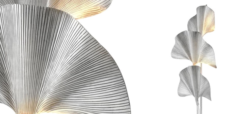 Торшер Eichholtz Floor Lamp Las Palmas Silver Торшер Eichholtz Floor Lamp Las Palmas Silver - Loft-Concept в Орле
