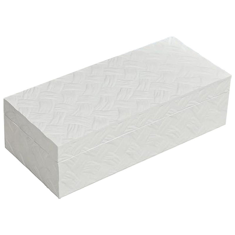 Шкатулка Weawing Wood White Box Белый Шкатулка Weawing Wood White Box Белый в Орле | Loft Concept
