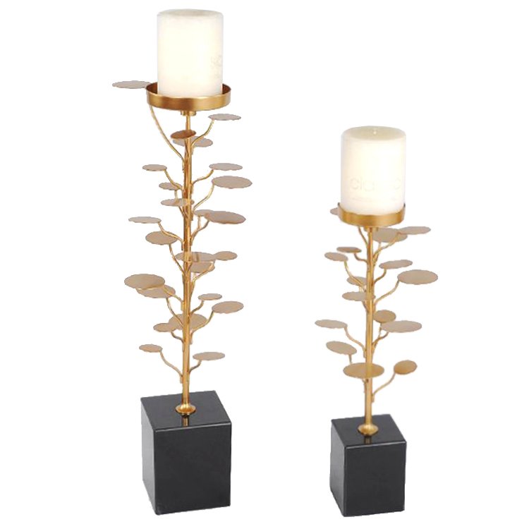 Подсвечник Looper Tree Candle Черный Глянцевое золото Подсвечник Looper Tree Candle Черный Глянцевое золото в Орле | Loft Concept