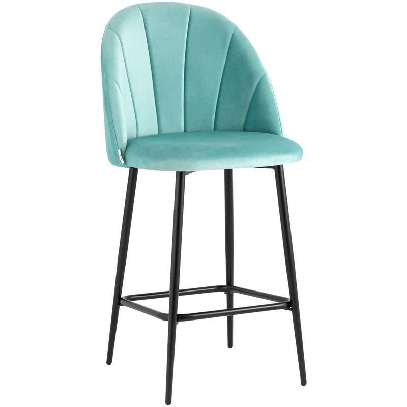 Барный Стул Balsari S Chair Цвет Тиффани Голубой Черный Барный Стул Balsari S Chair Цвет Тиффани Голубой Черный в Орле | Loft Concept