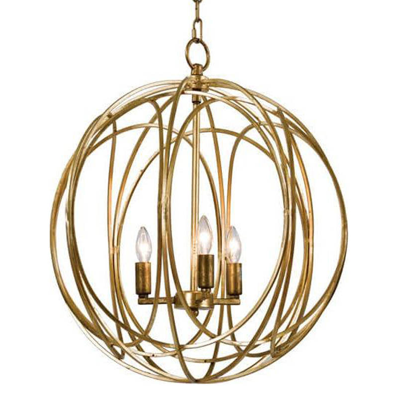 Люстра Golden Sphere Chandelier Золотой Люстра Golden Sphere Chandelier Золотой в Орле | Loft Concept