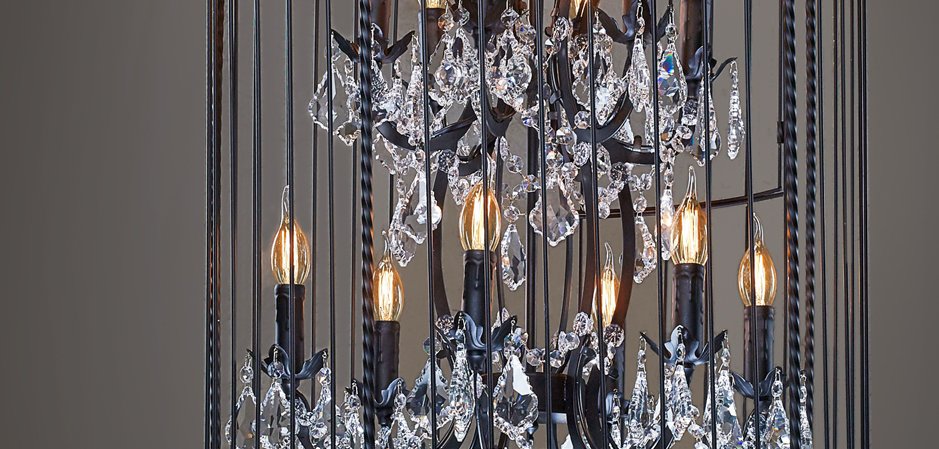 Люстра Steampunk Birdcage Chandelier 60 black Люстра Steampunk Birdcage Chandelier 60 black - Loft-Concept в Орле